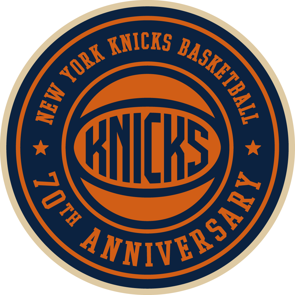 New York Knicks 2017 Anniversary Logo fabric transfer